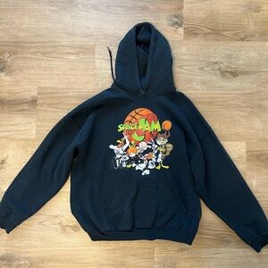 Vintage space jam hoodie XL